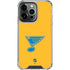 NHL St. Louis Blues Solid Background iPhone 14 Pro Clear Case